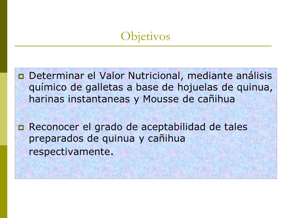 Objetivos