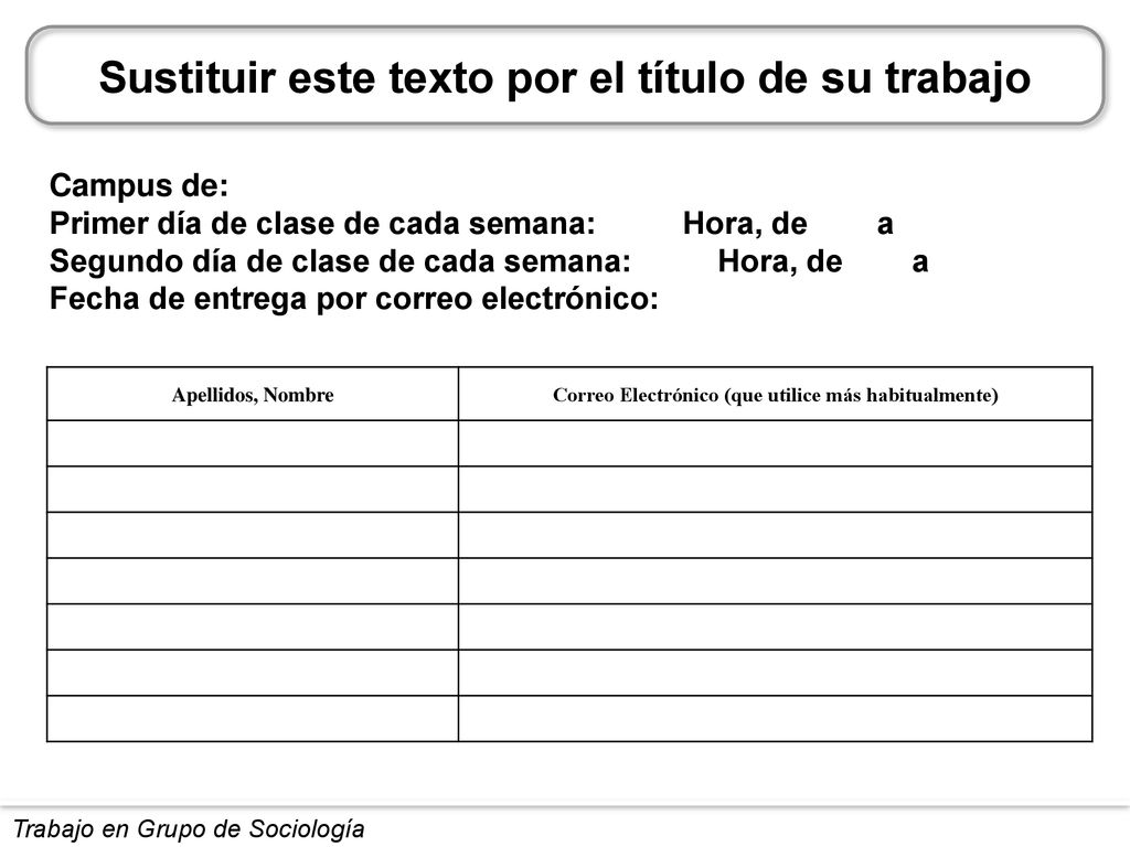 Sustituir este texto por el título de su trabajo