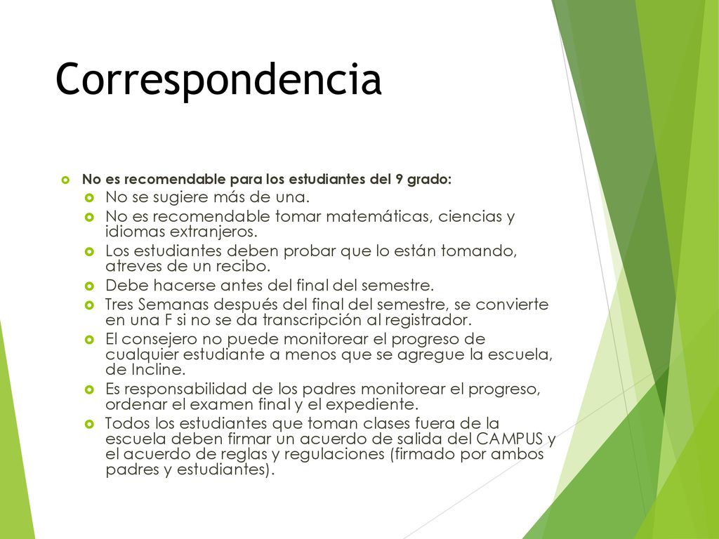 Correspondencia No se sugiere más de una.