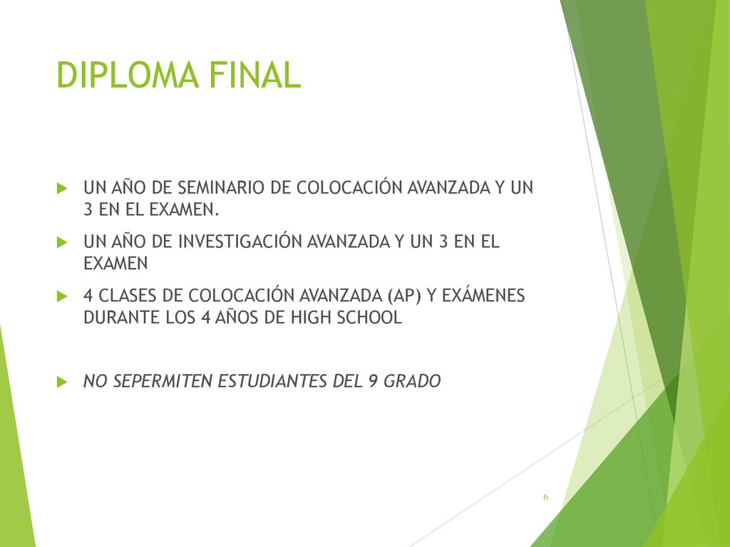 DIPLOMA FINAL UN AÑO DE SEMINARIO DE COLOCACIÓN AVANZADA Y UN 3 EN EL EXAMEN. UN AÑO DE INVESTIGACIÓN AVANZADA Y UN 3 EN EL EXAMEN.