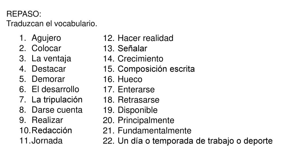 Un día o temporada de trabajo o deporte