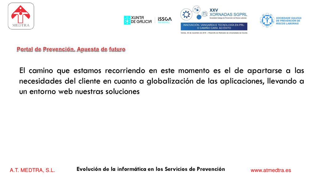 Portal de Prevención Portal de Prevención. Apuesta de futuro.