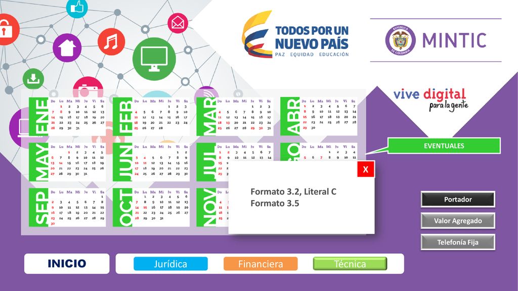 INICIO Jurídica Financiera Técnica X Formato 3.2, Literal C