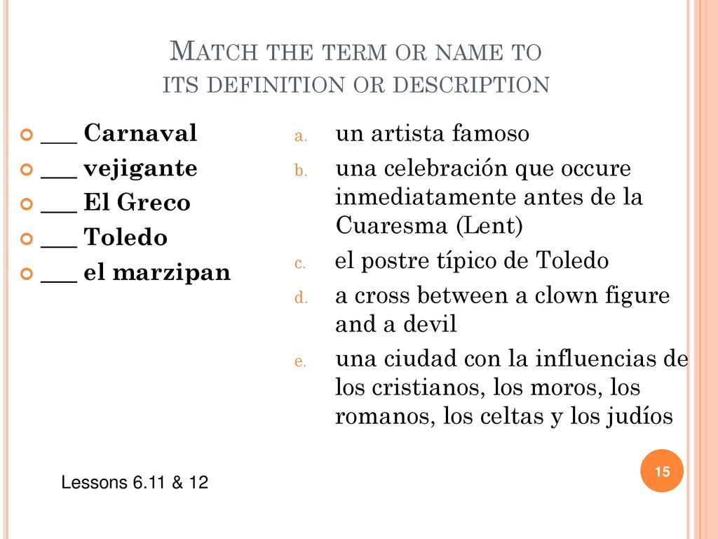 Match the term or name to its definition or description