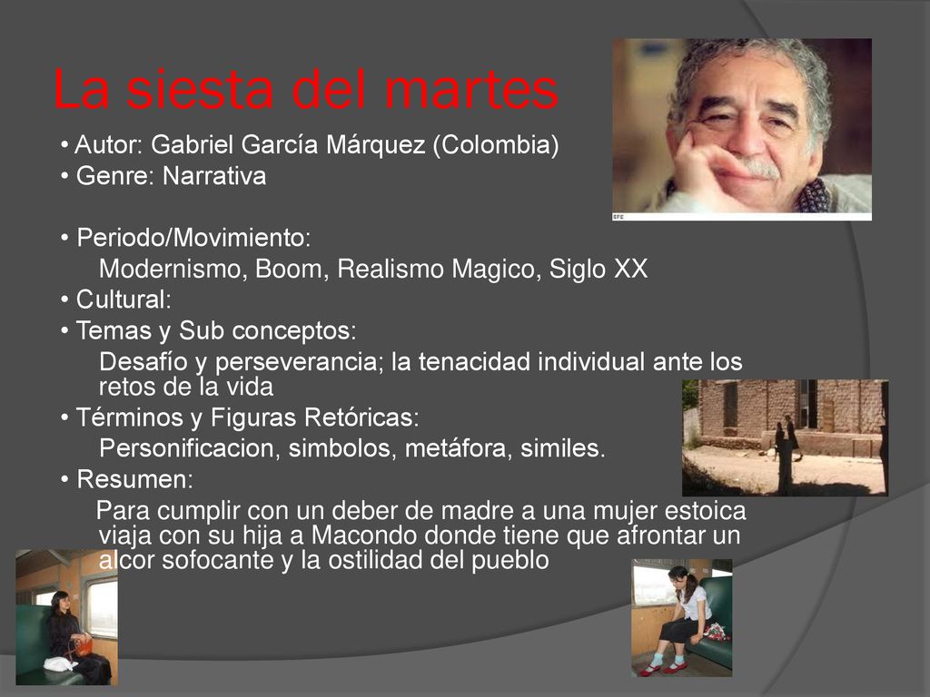 La siesta del martes • Autor: Gabriel García Márquez (Colombia)