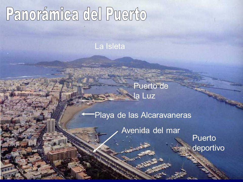 Panorámica del Puerto La Isleta Puerto de la Luz