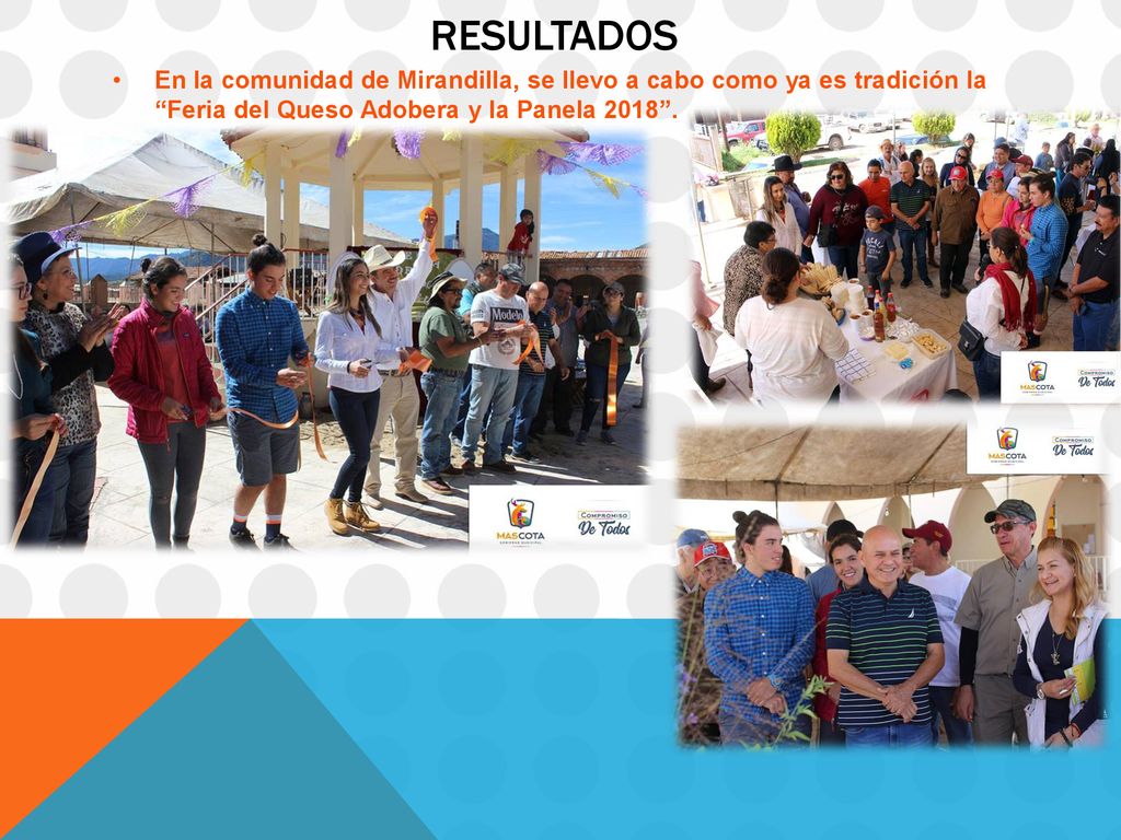resultados En la comunidad de Mirandilla, se llevo a cabo como ya es tradición la Feria del Queso Adobera y la Panela