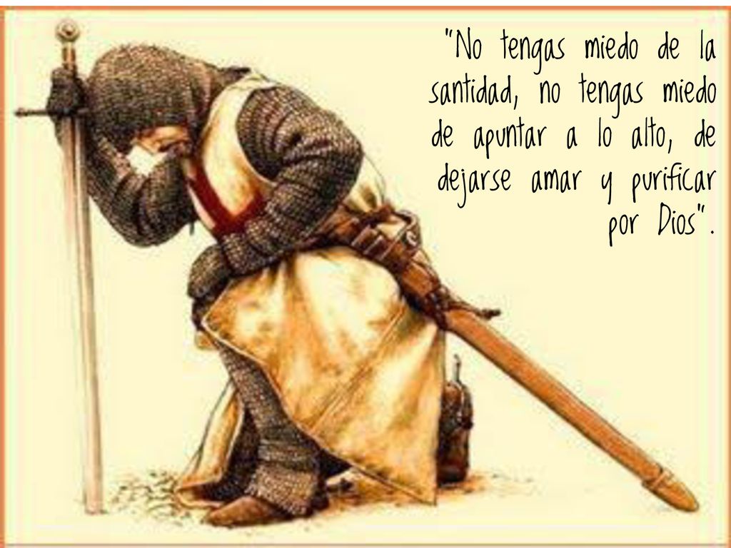 No tengas miedo de la santidad, no tengas miedo de apuntar a lo alto, de dejarse amar y purificar por Dios .