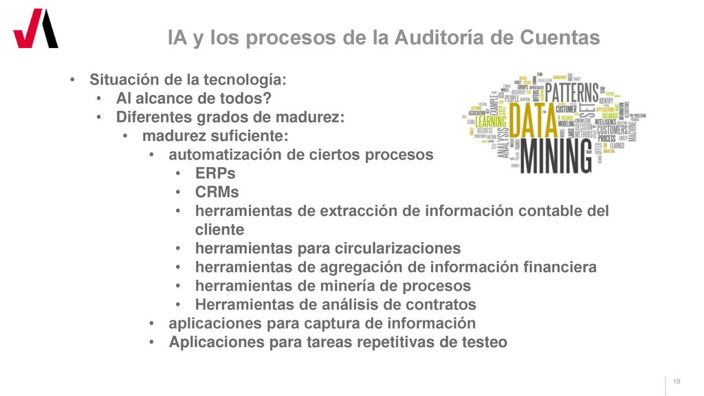 IA y los procesos de la Auditoría de Cuentas