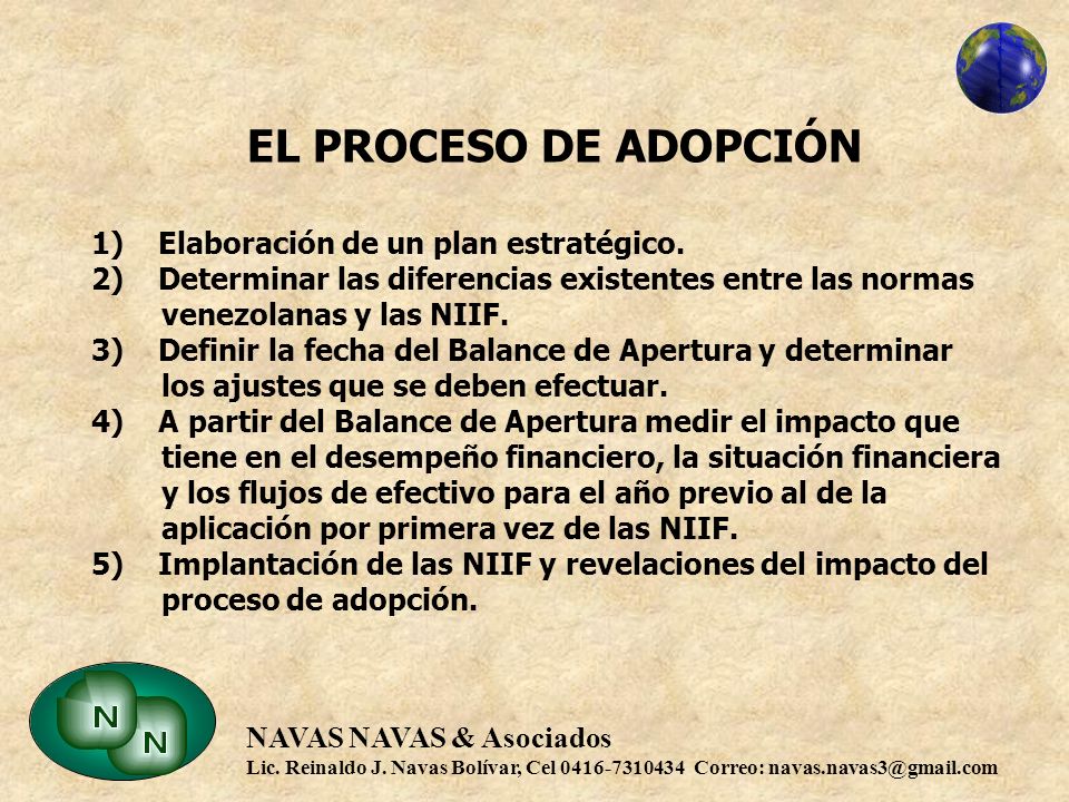 EL PROCESO DE ADOPCIÓN 1) Elaboración de un plan estratégico
