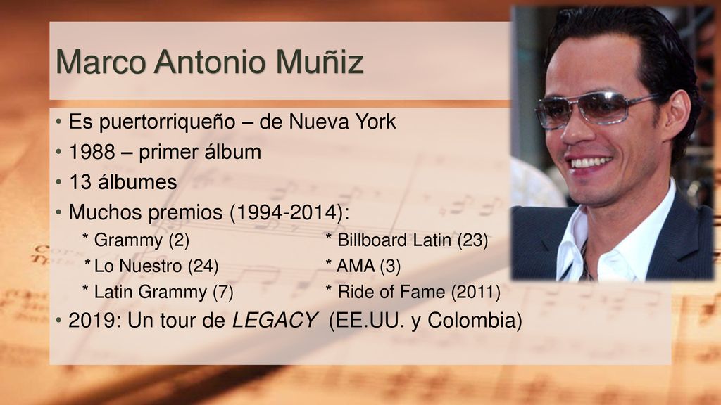 Marco Antonio Muñiz Es puertorriqueño – de Nueva York