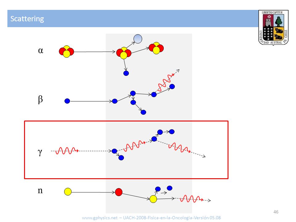 Scattering α β γ n   – UACH-2008-Fisica-en-la-Oncologia-Versión 05.08