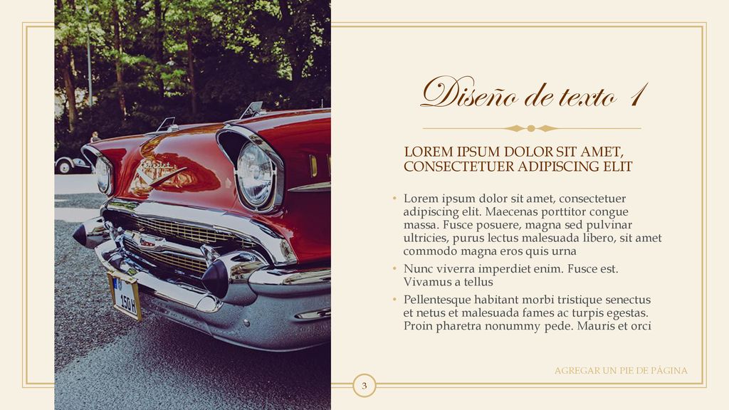 Diseño de texto 1 LOREM IPSUM DOLOR SIT AMET, CONSECTETUER ADIPISCING ELIT.