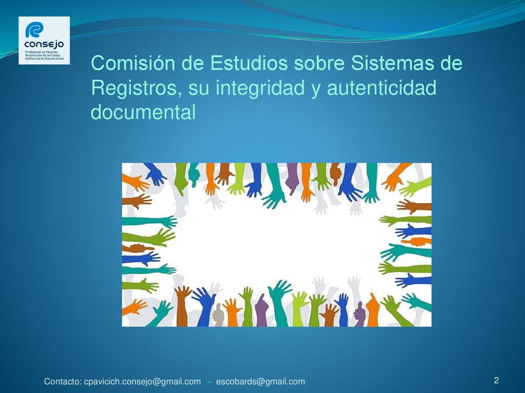 Comisión de Estudios sobre Sistemas de Registros, su integridad y autenticidad documental