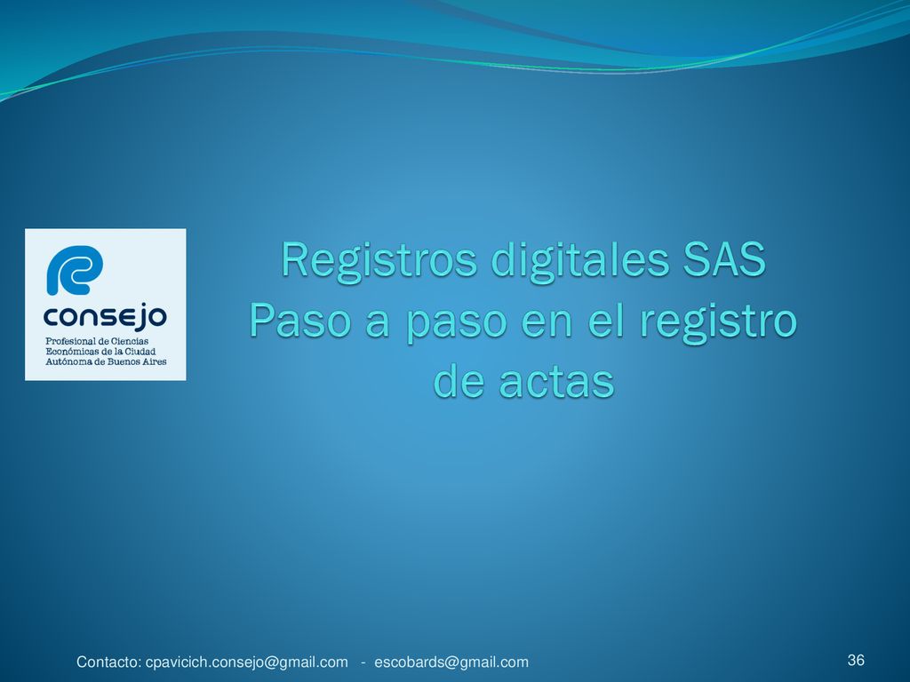 Registros digitales SAS Paso a paso en el registro de actas