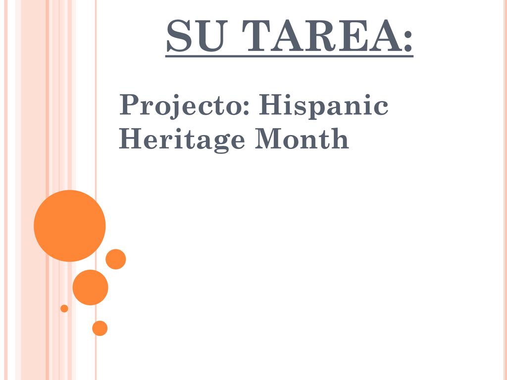 Projecto: Hispanic Heritage Month