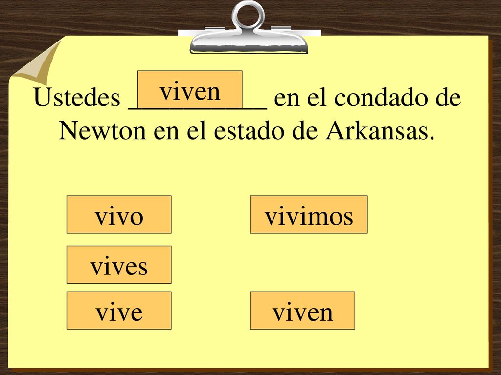 Ustedes __________ en el condado de Newton en el estado de Arkansas.