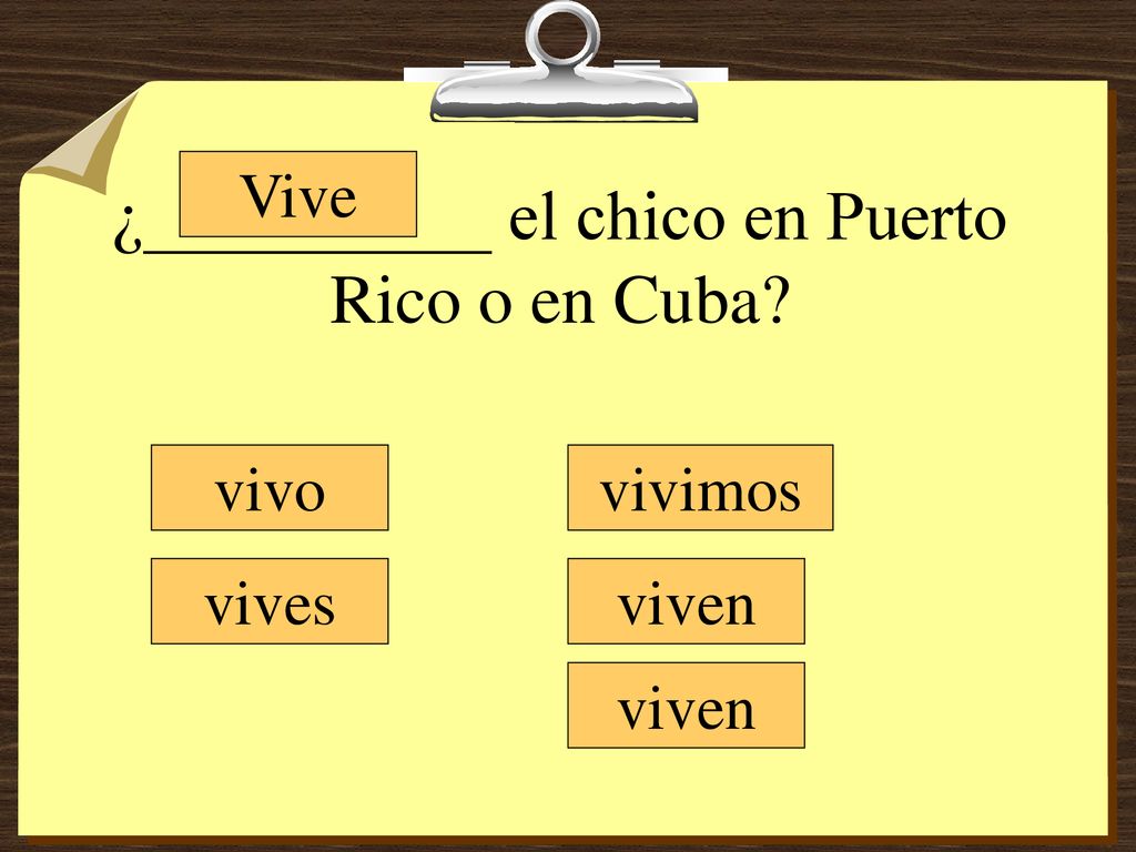 ¿__________ el chico en Puerto Rico o en Cuba