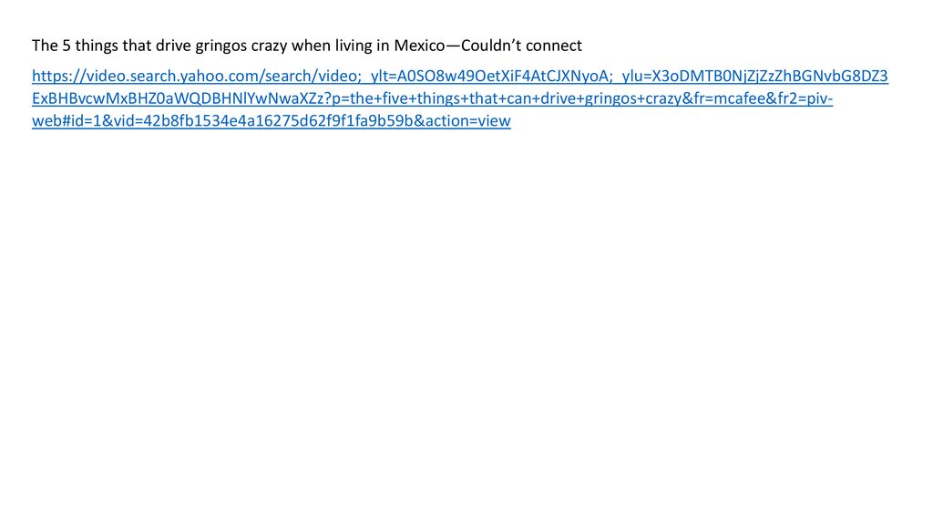 The 5 things that drive gringos crazy when living in Mexico—Couldn’t connect