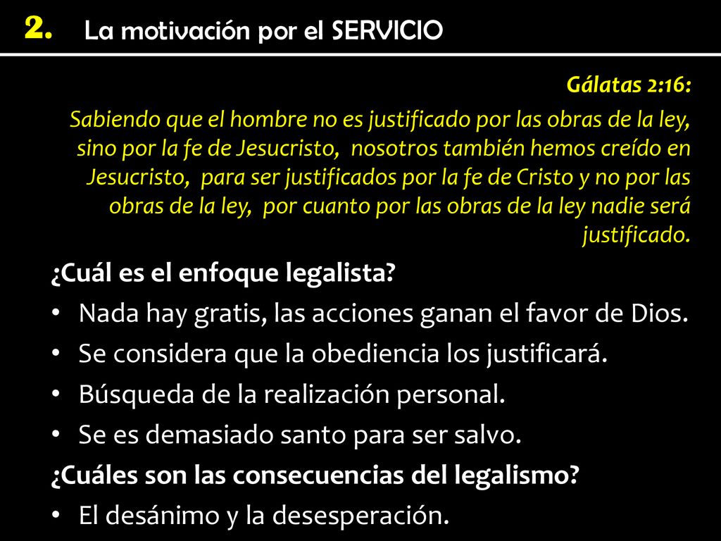 ¿Cuál es el enfoque legalista