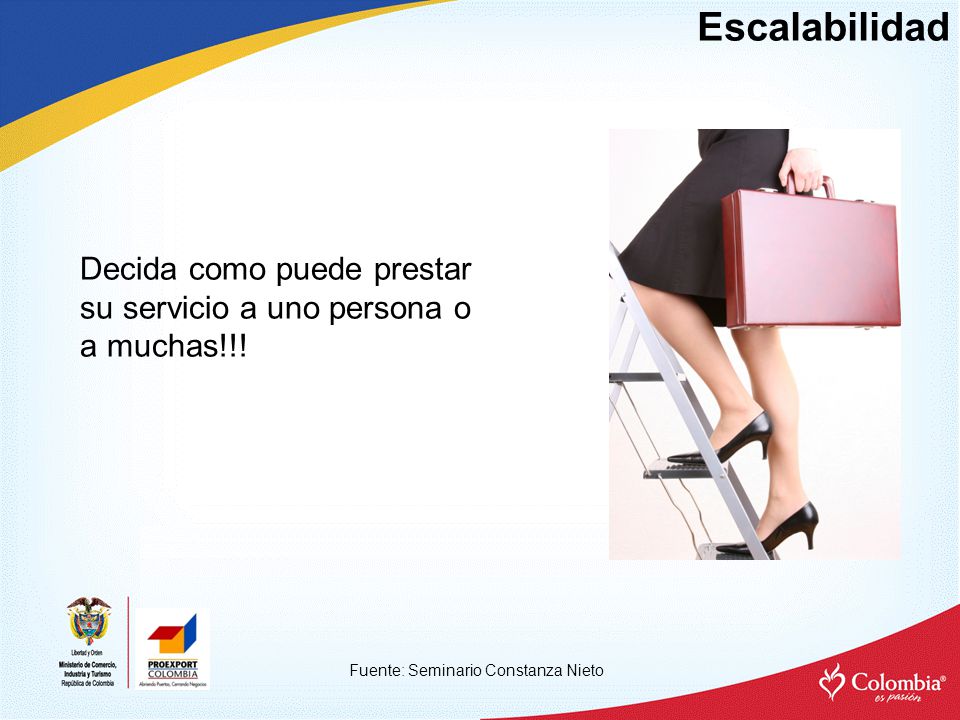 Escalabilidad Decida como puede prestar su servicio a uno persona o a muchas!!.