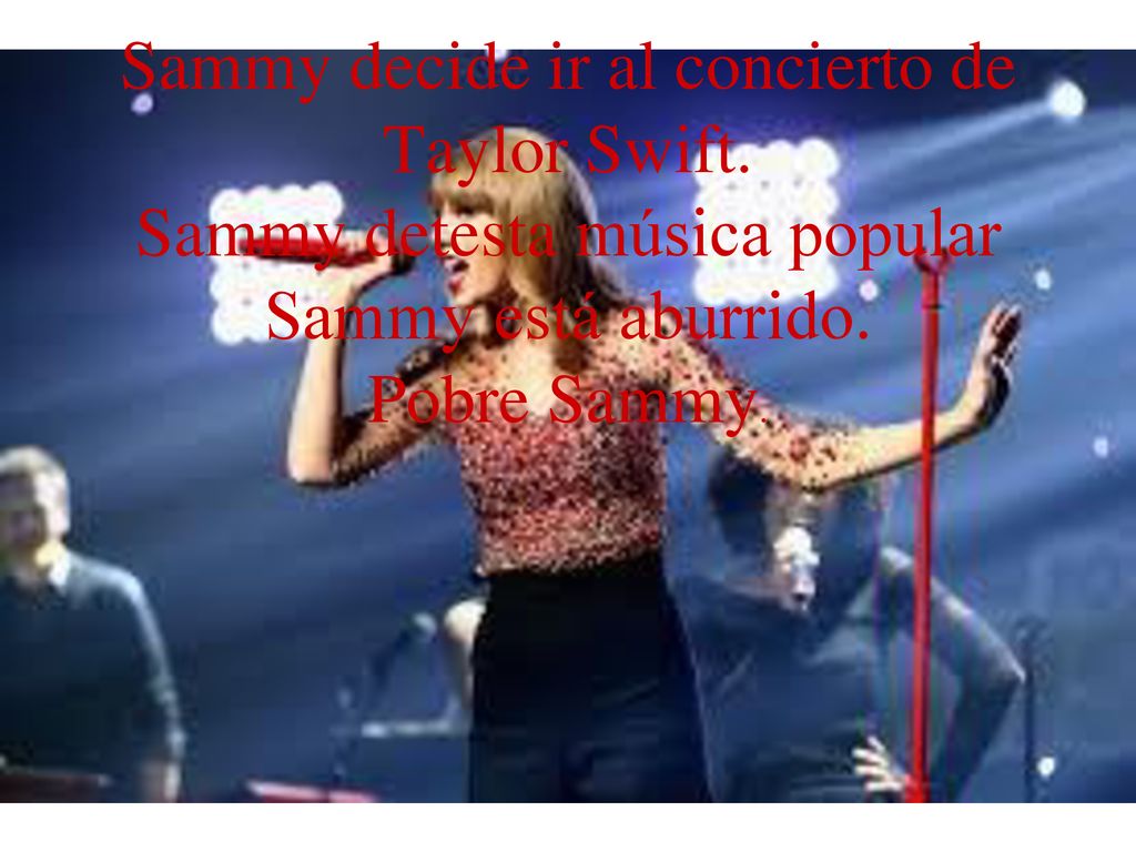 Sammy story 2, page 3 Sammy decide ir al concierto de Taylor Swift