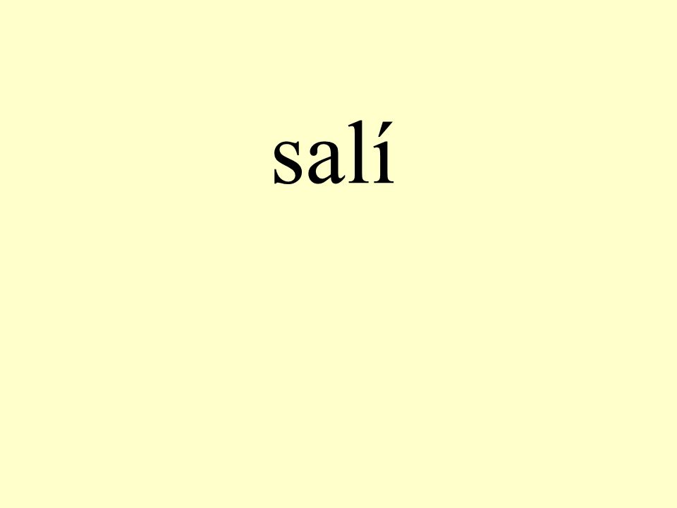 salí
