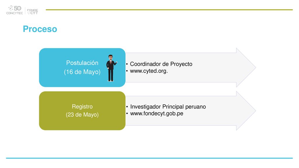 Proceso Postulación (16 de Mayo) Coordinador de Proyecto