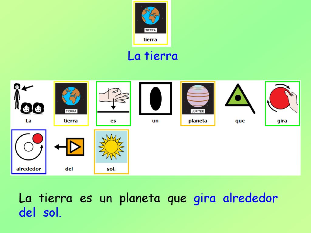 La tierra La tierra es un planeta que gira alrededor del sol.