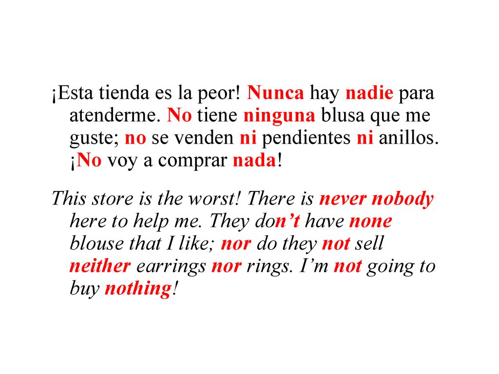 ¡Esta tienda es la peor. Nunca hay nadie para atenderme