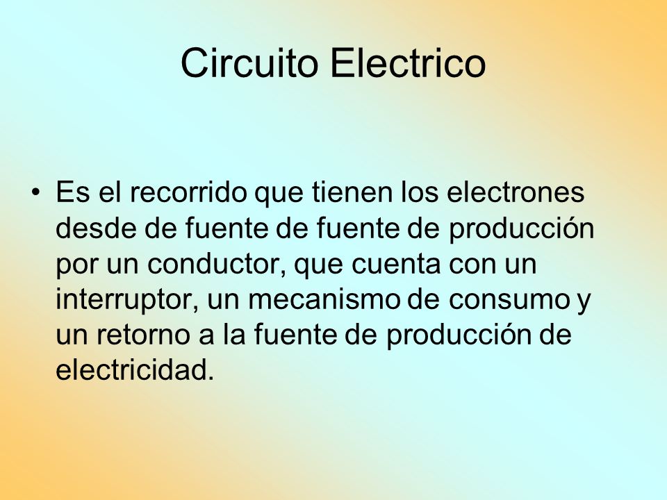 Circuito Electrico