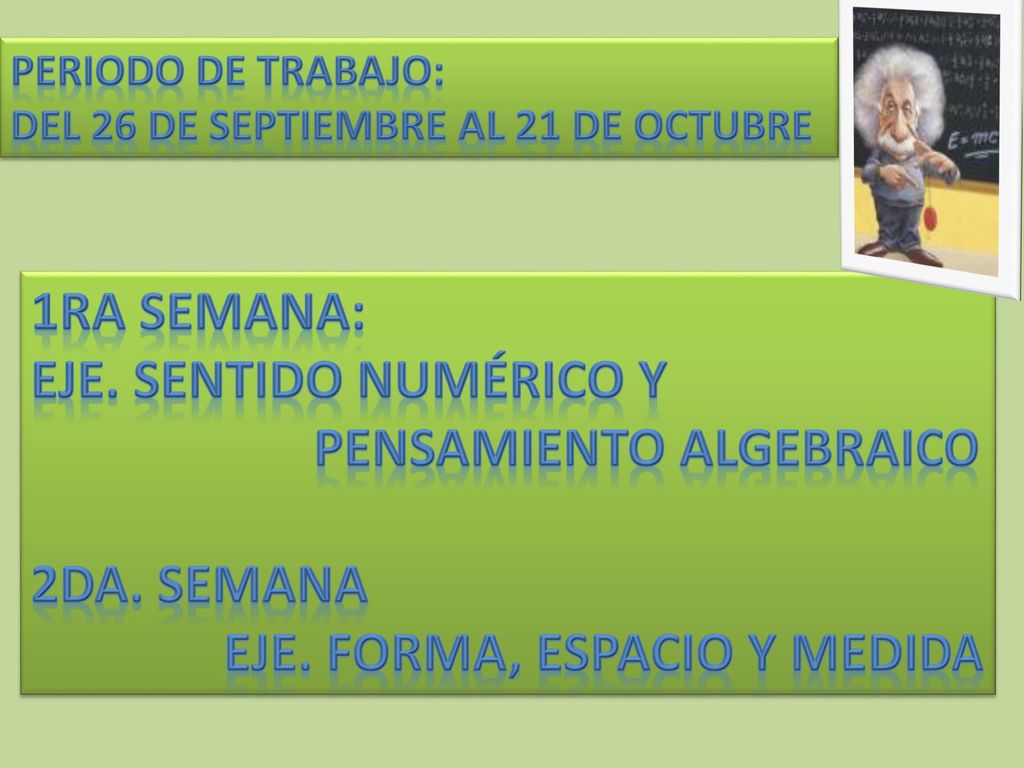 pensamiento algebraico 2da. Semana Eje. Forma, espacio y medida