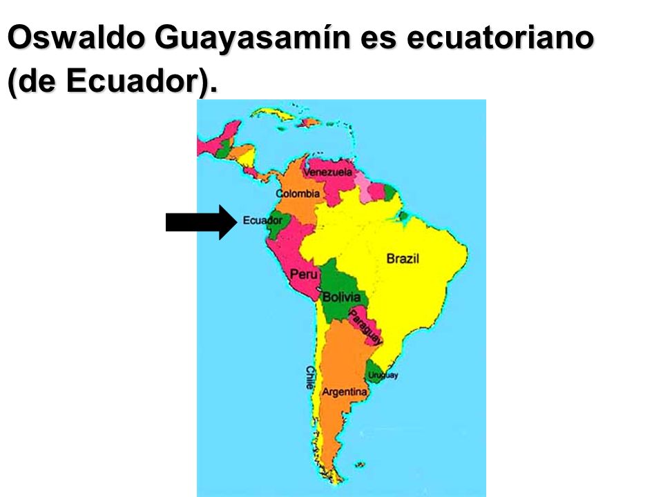 Oswaldo Guayasamín es ecuatoriano