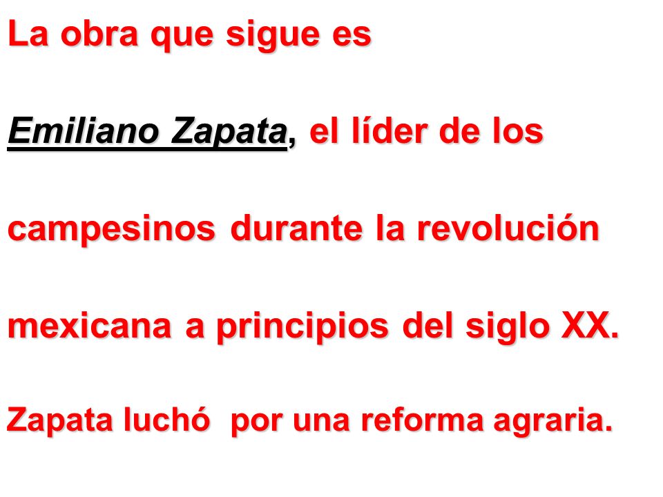 Emiliano Zapata, el líder de los campesinos durante la revolución