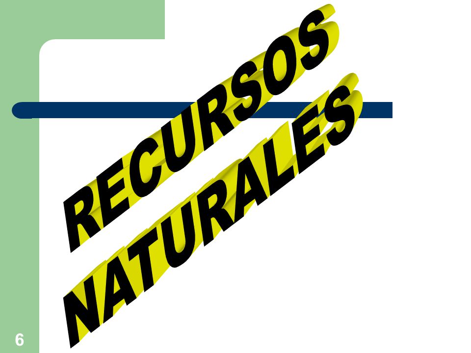 RECURSOS NATURALES