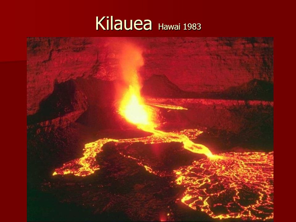 Kilauea Hawai 1983