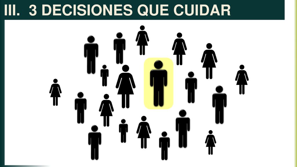 3 DECISIONES QUE CUIDAR La señal visible que son sellados, es que guardan la Ley, de manera especial, el día sábado.