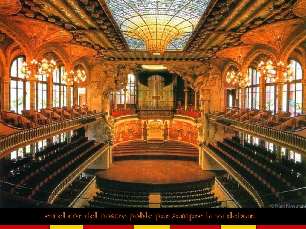 en el cor del nostre poble per sempre la va deixar.