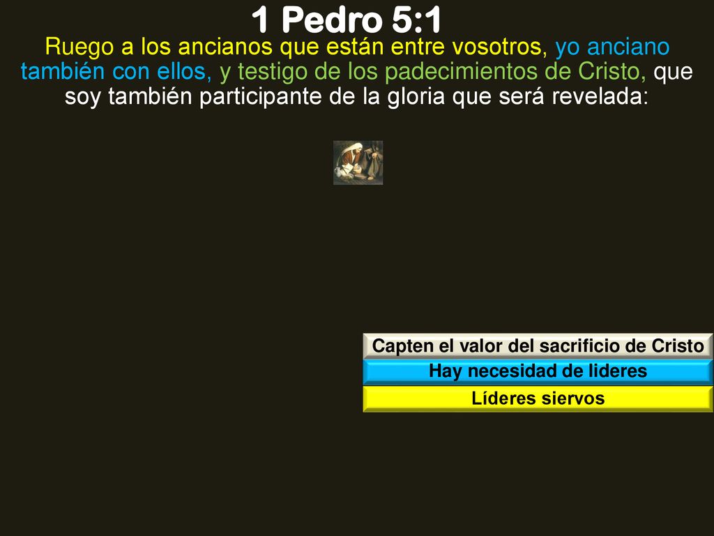 Capten el valor del sacrificio de Cristo Hay necesidad de lideres