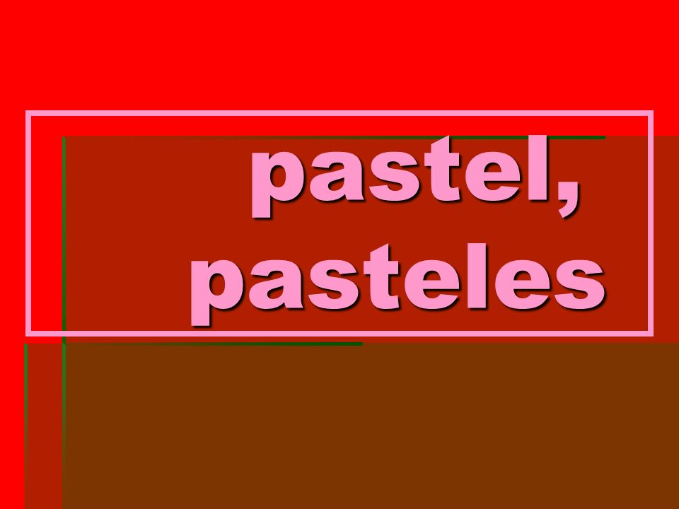 pastel, pasteles