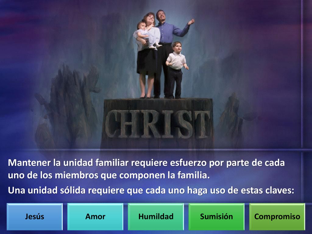 Una unidad sólida requiere que cada uno haga uso de estas claves: