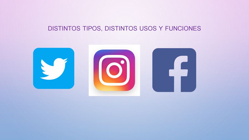 Distintos tipos, distintos usos y funciones