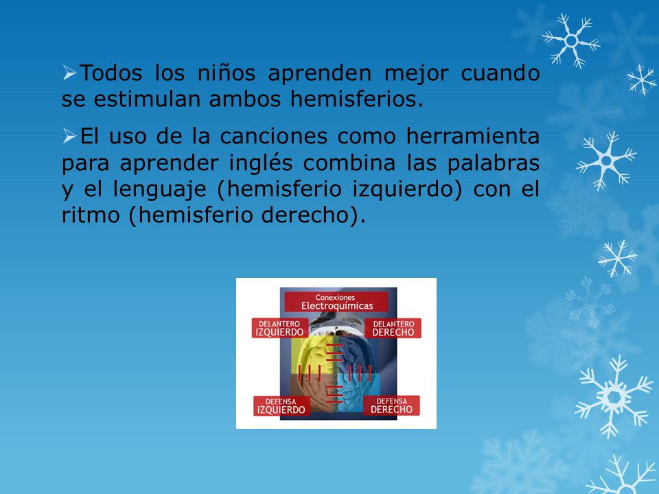 Todos los niños aprenden mejor cuando se estimulan ambos hemisferios.