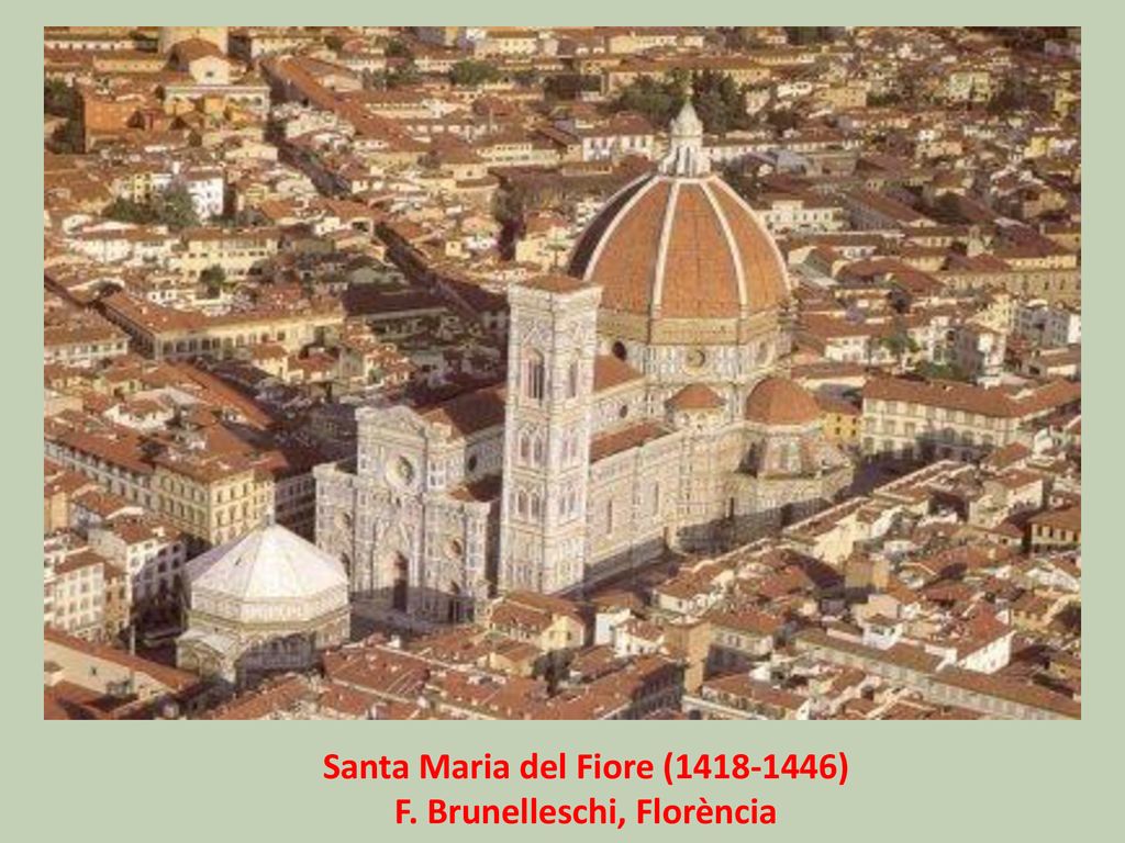 Santa Maria del Fiore ( ) F. Brunelleschi, Florència