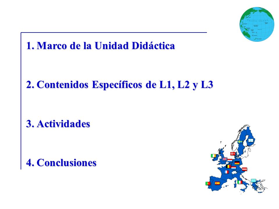 Marco de la Unidad Didáctica