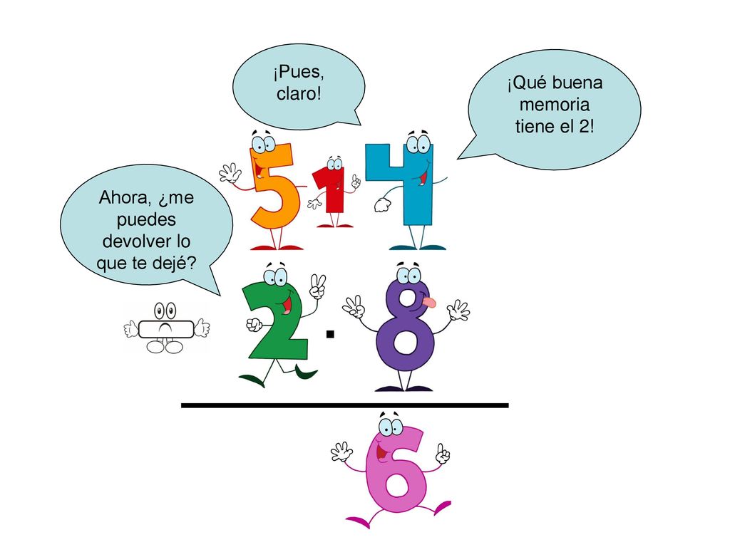 . ¡Pues, claro! ¡Qué buena memoria tiene el 2!