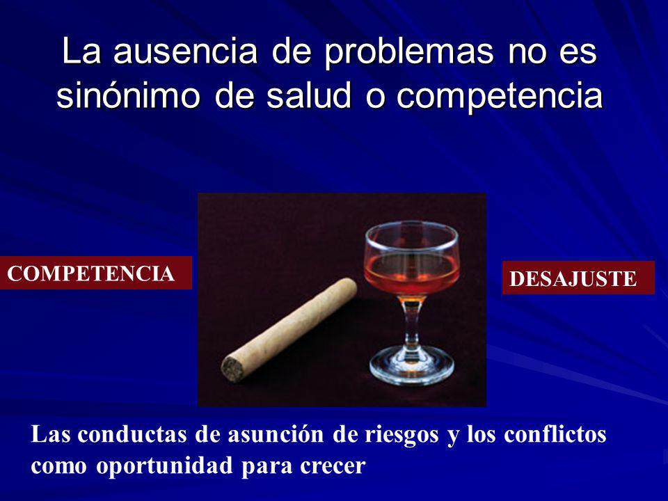 La ausencia de problemas no es sinónimo de salud o competencia