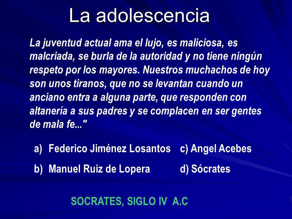 La adolescencia