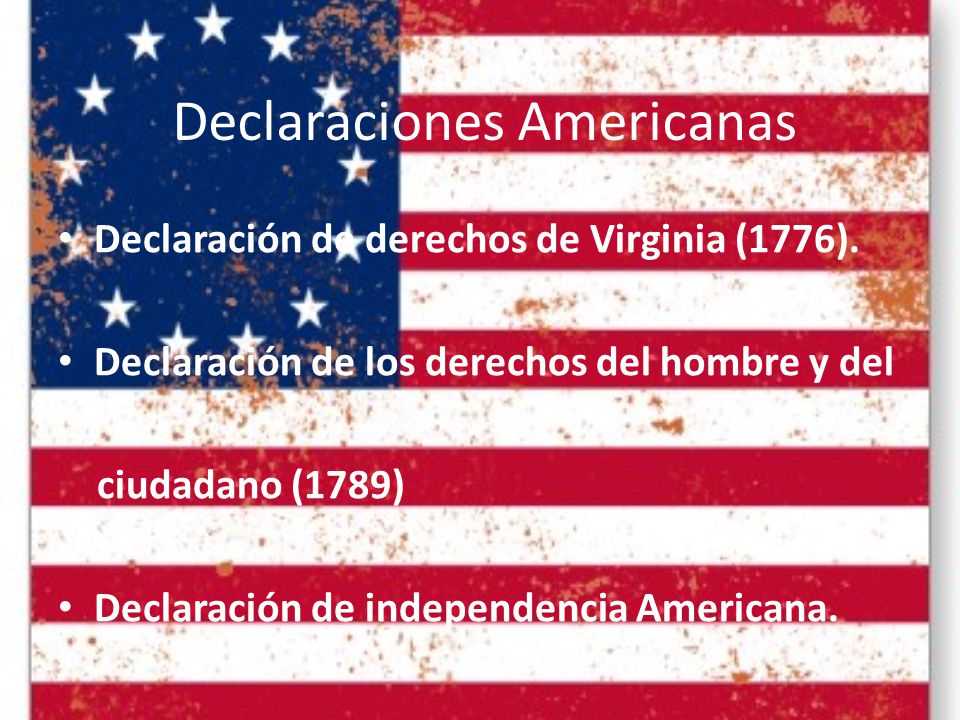 Declaraciones Americanas