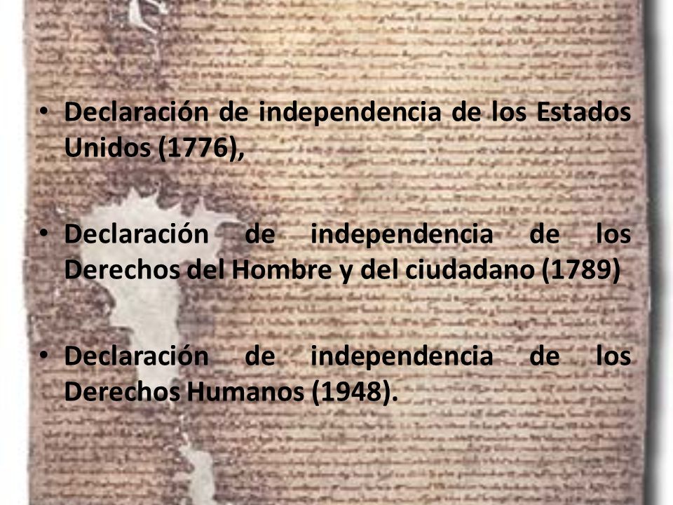 Declaración de independencia de los Estados Unidos (1776),